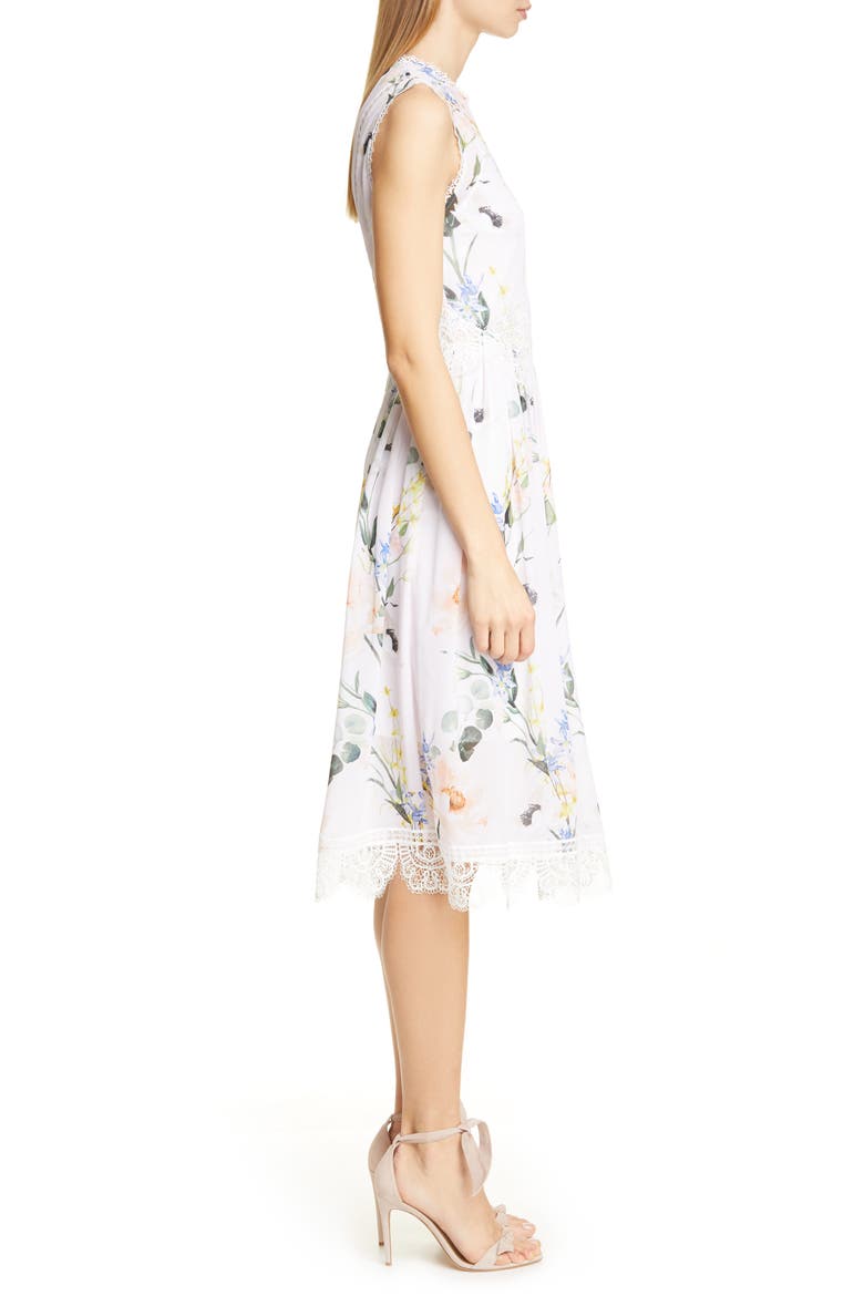 Cerloe Elegant Midi Dress, Alternate, color, NUDE PINK