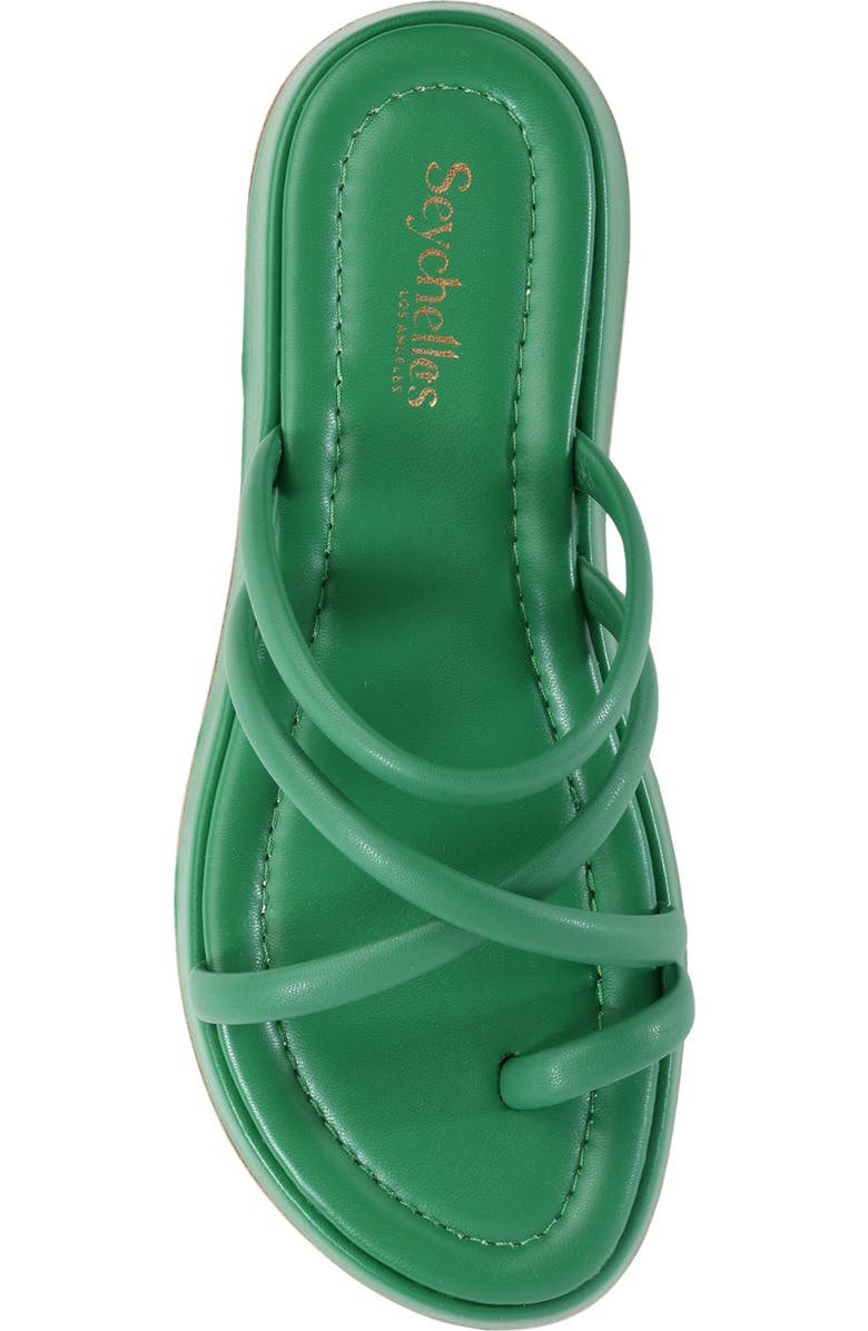 Seychelles Rule the World Platform Wedge Slide Sandal, Alternate, color, Green