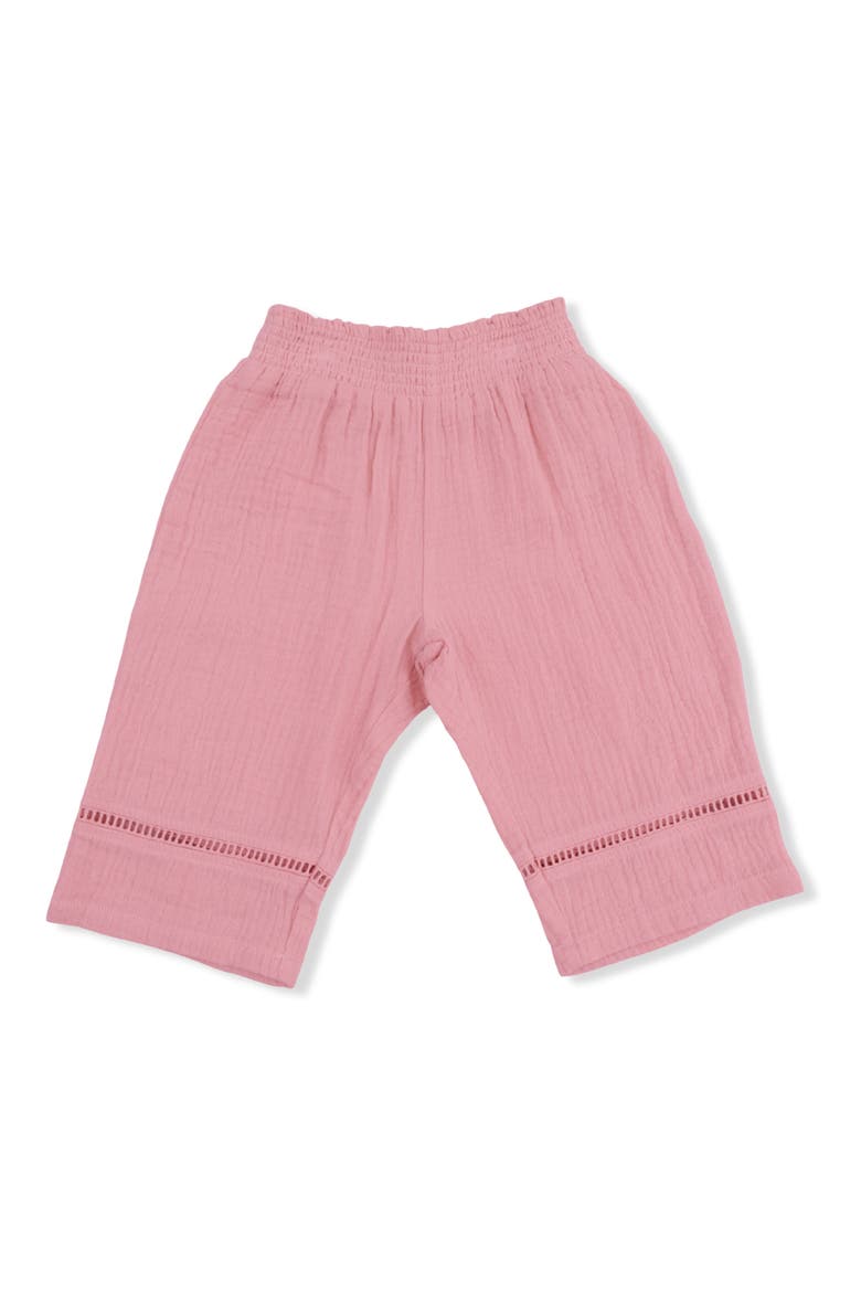 Kids' Organic Cotton Muslin Pants, Main, color, PINK