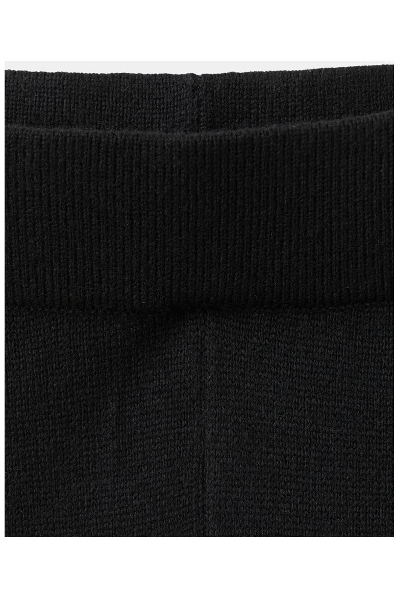 Contrast Stripe Knit Pants, Alternate, color, BLACK