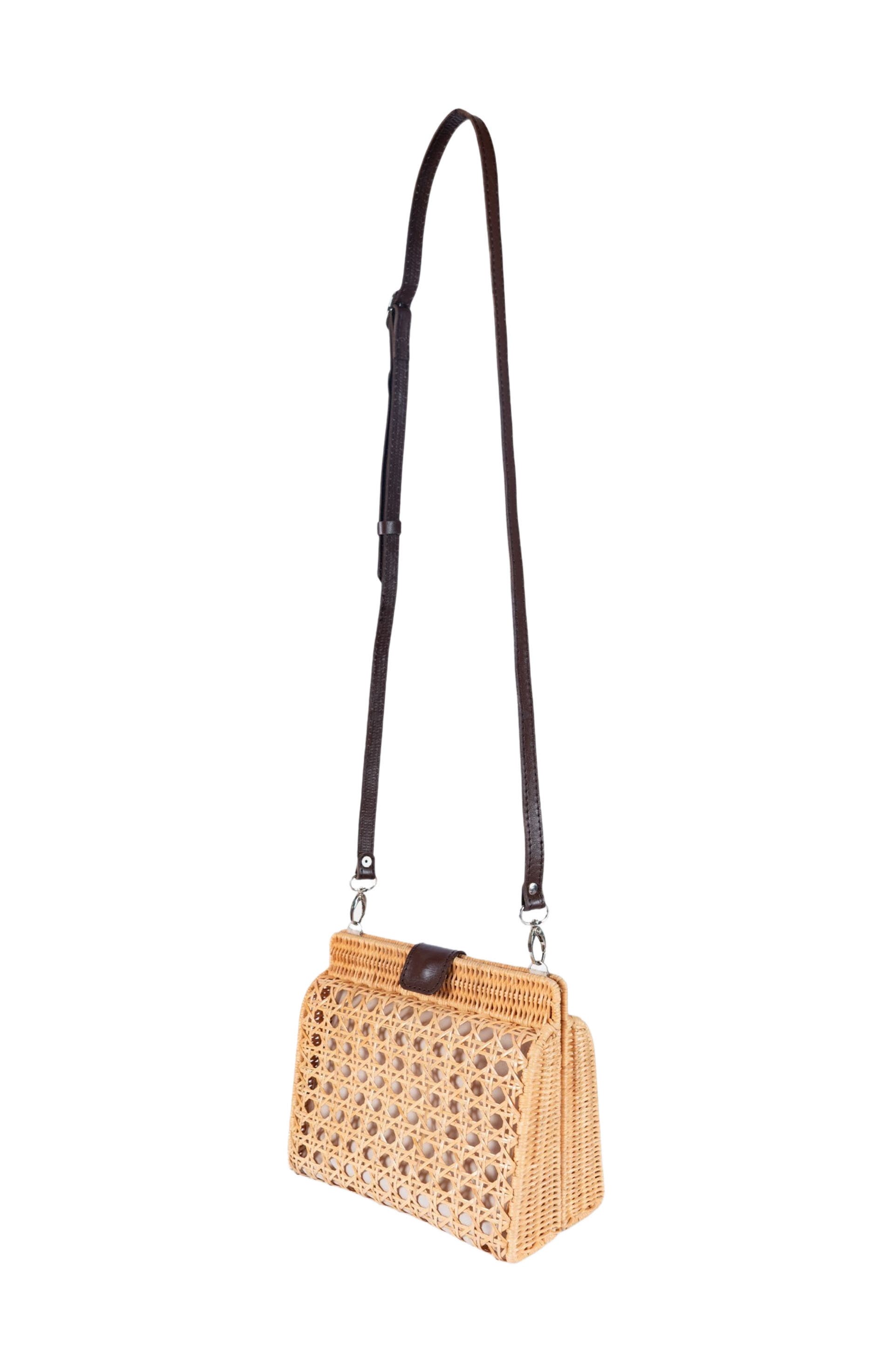 Jelavu Mariella Rattan Handbag, Alternate, color, 
