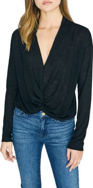 Sanctuary Knot Interested Plunge Neck Top
