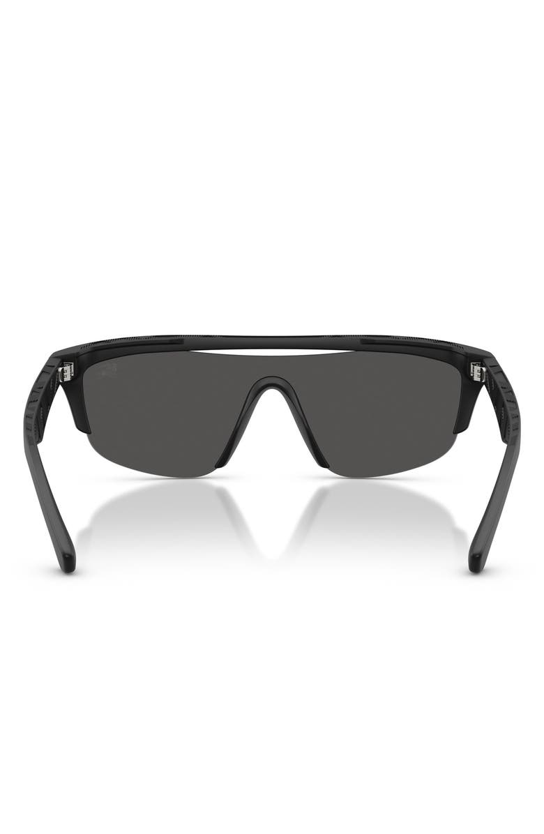 Burberry 40mm Irregular Sunglasses, Alternate, color, Matte Black/Dark Grey