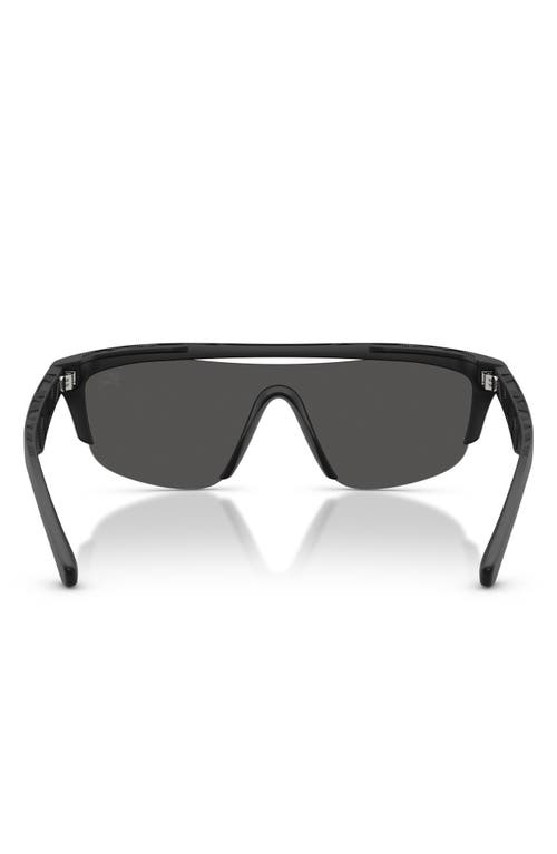 Burberry 40mm Irregular Sunglasses In Matte Black/dark Grey