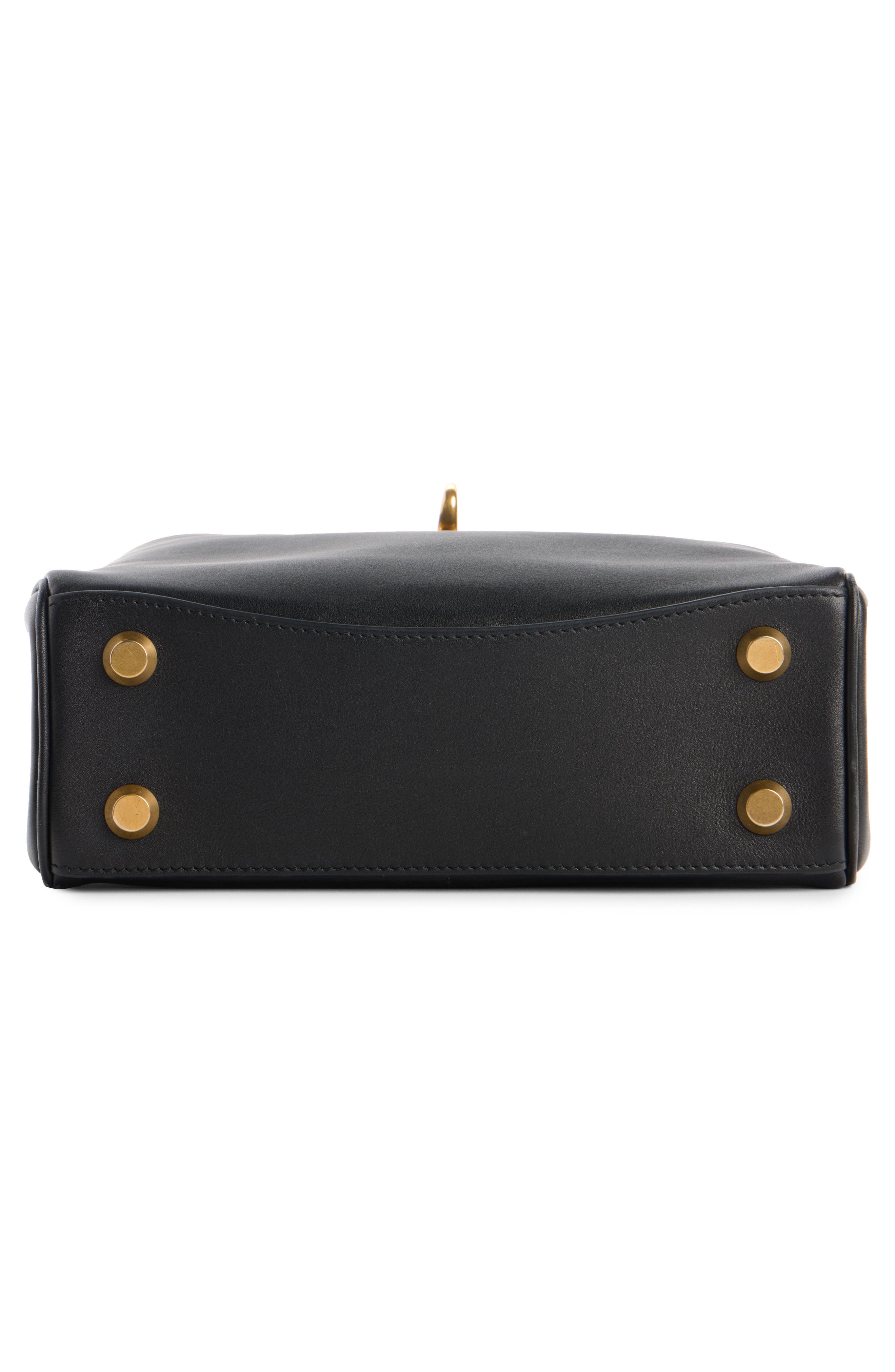 Balenciaga Small Rodeo Leather Handbag, Alternate, color, 1000 Black