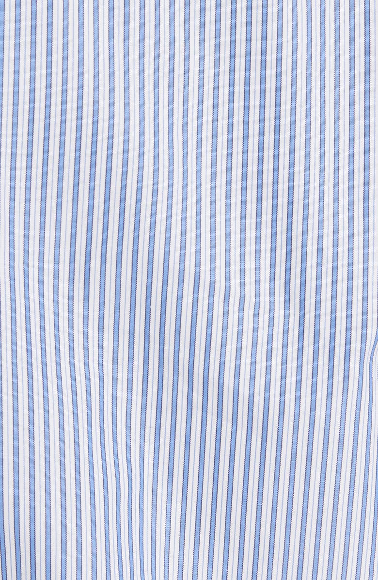 Thom Browne Stripe Long Sleeve Cotton Maxi Shirtdress, Alternate, color, 