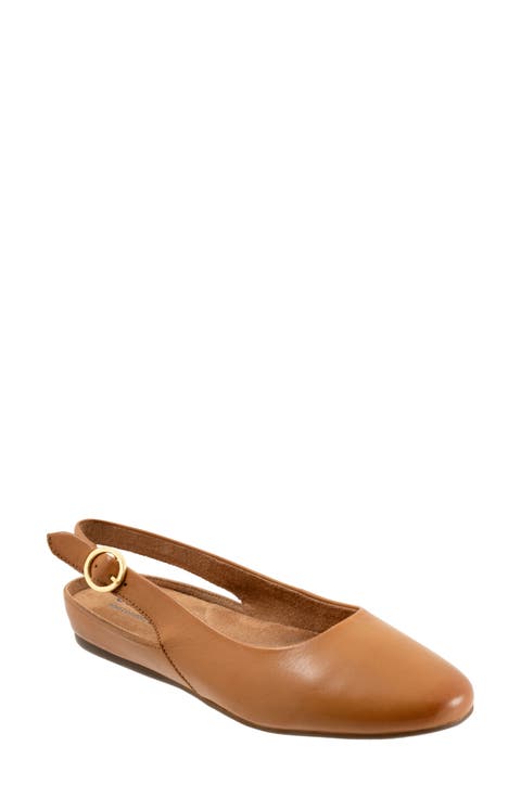Sandy Slingback Flat Sandal (Women)