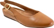 SoftWalk® Sandy Slingback Flat Sandal