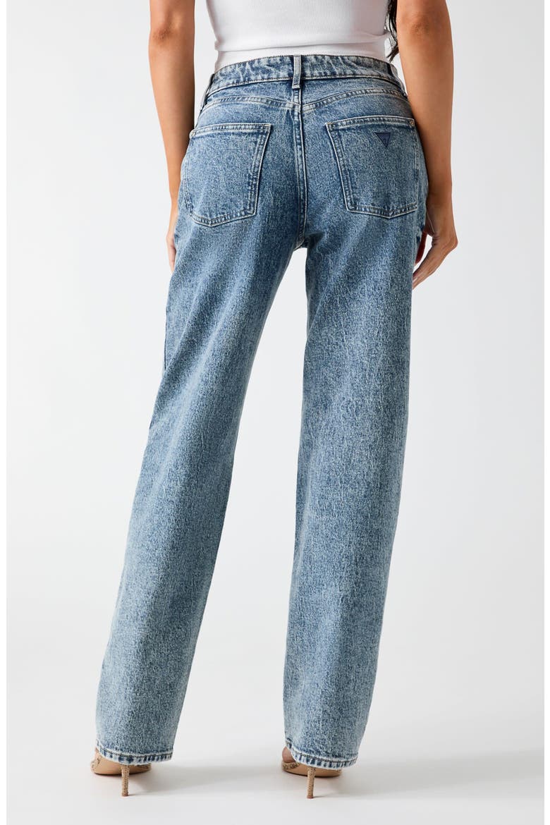Gaia Low Rise Straight Leg Jeans, Alternate, color, SKH1-OPEN