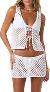 O'Neill Zooey Open Stitch Cover-Up Tank