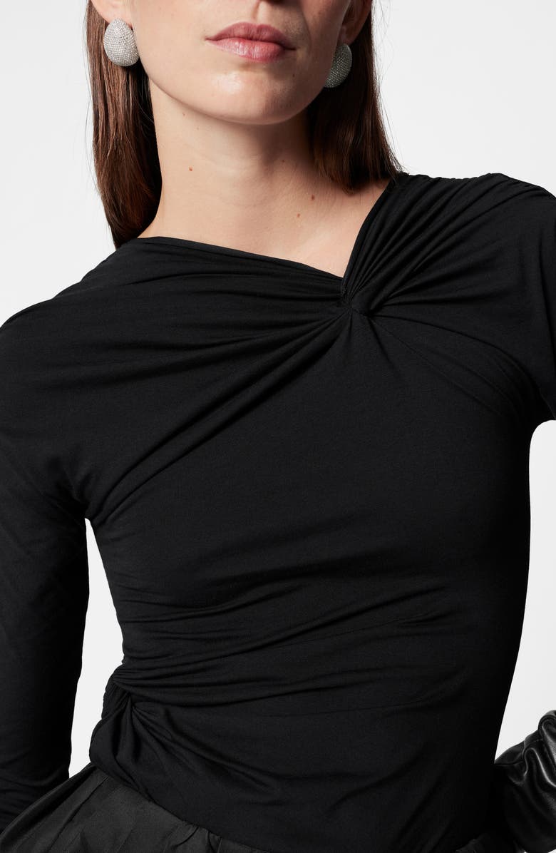 & Other Stories Twisted Gathered Long Sleeve Shirt, Alternate, color,