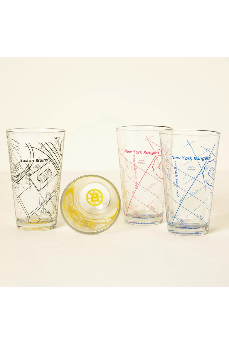 NHL Arena Map Pint Glasses - Set of 2, Alternate, color, Pittsburgh Penguins
