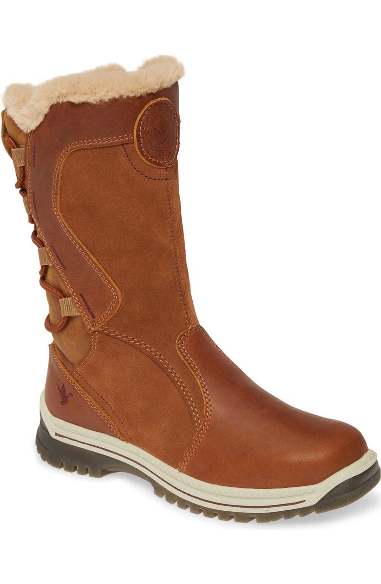 Santana Canada Meyer Luxe Faux Fur Lined Waterproof Boot, Main, color,