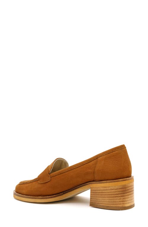 Amalfi By Rangoni Abele Penny Loafer In Cognac Long Beach