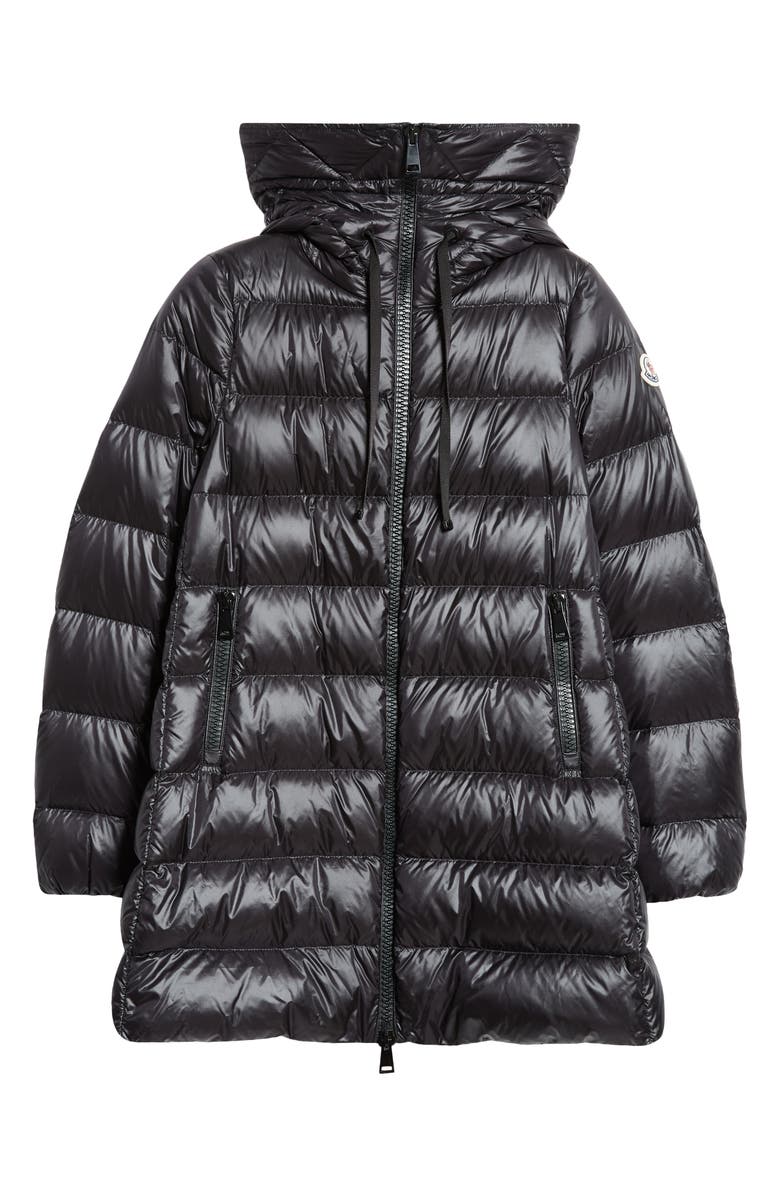Moncler Suyen Quilted Down Parka, Alternate, color, U99-Dark Black