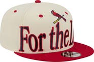 New Era Men's New Era Cream St. Louis Cardinals Oversized Slogan 9FIFTY Snapback Hat
