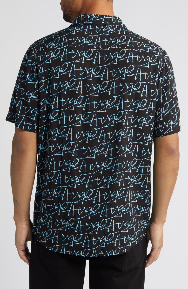 HUGO Ellino Camp Shirt, Alternate, color, 