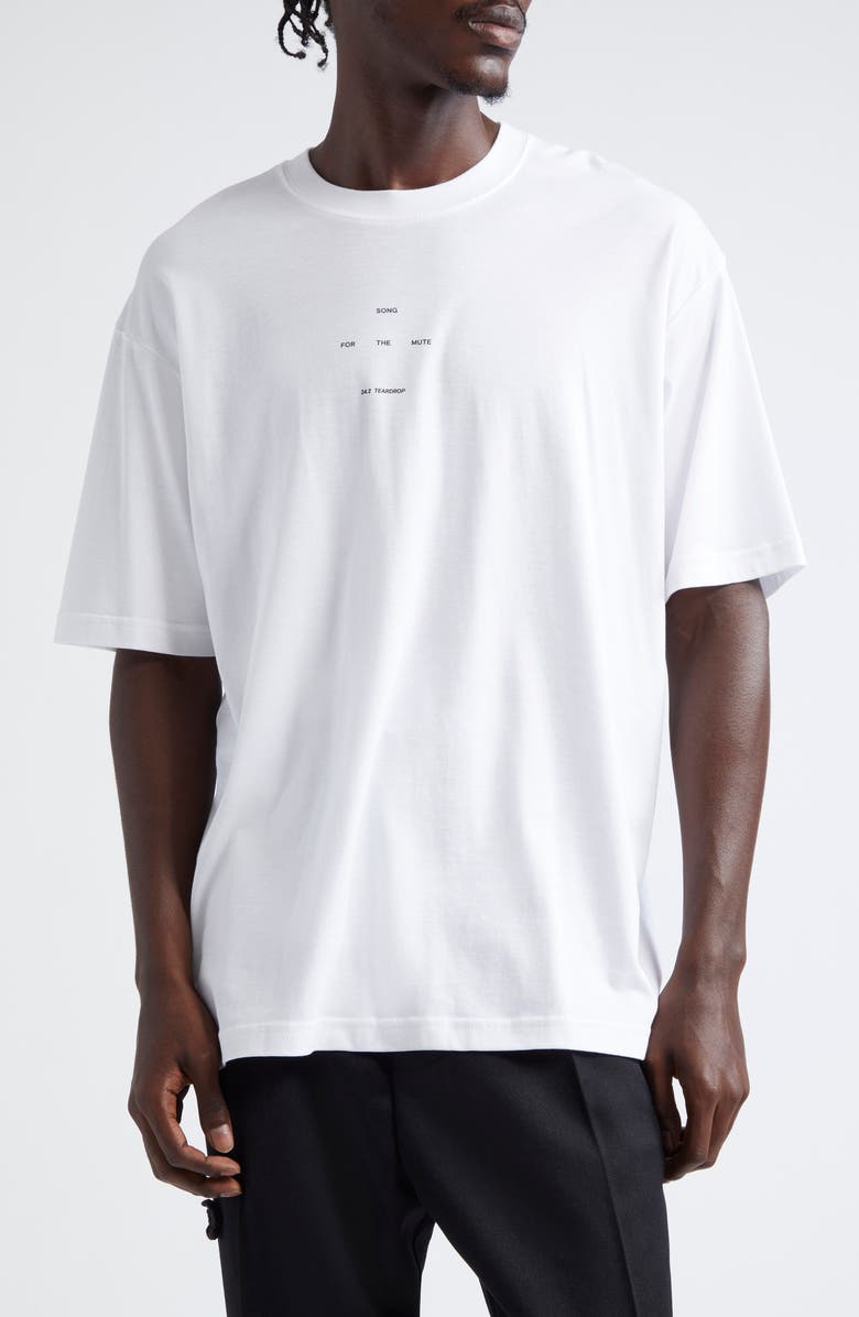 SONG FOR THE MUTE Oversize Logo Graphic T-Shirt, Main, color, 