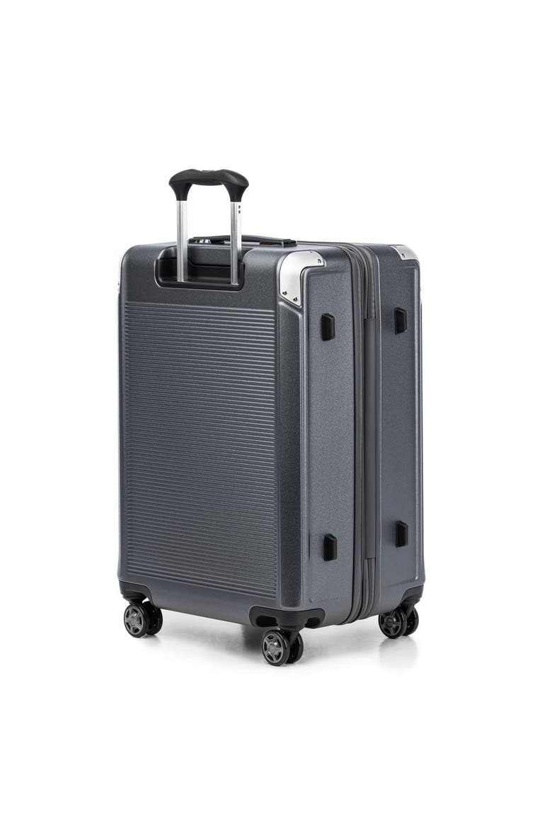 Platinum Elite Hardside Expandable 25" Medium Checked Spinner Luggage, Alternate, color, Vintage Grey