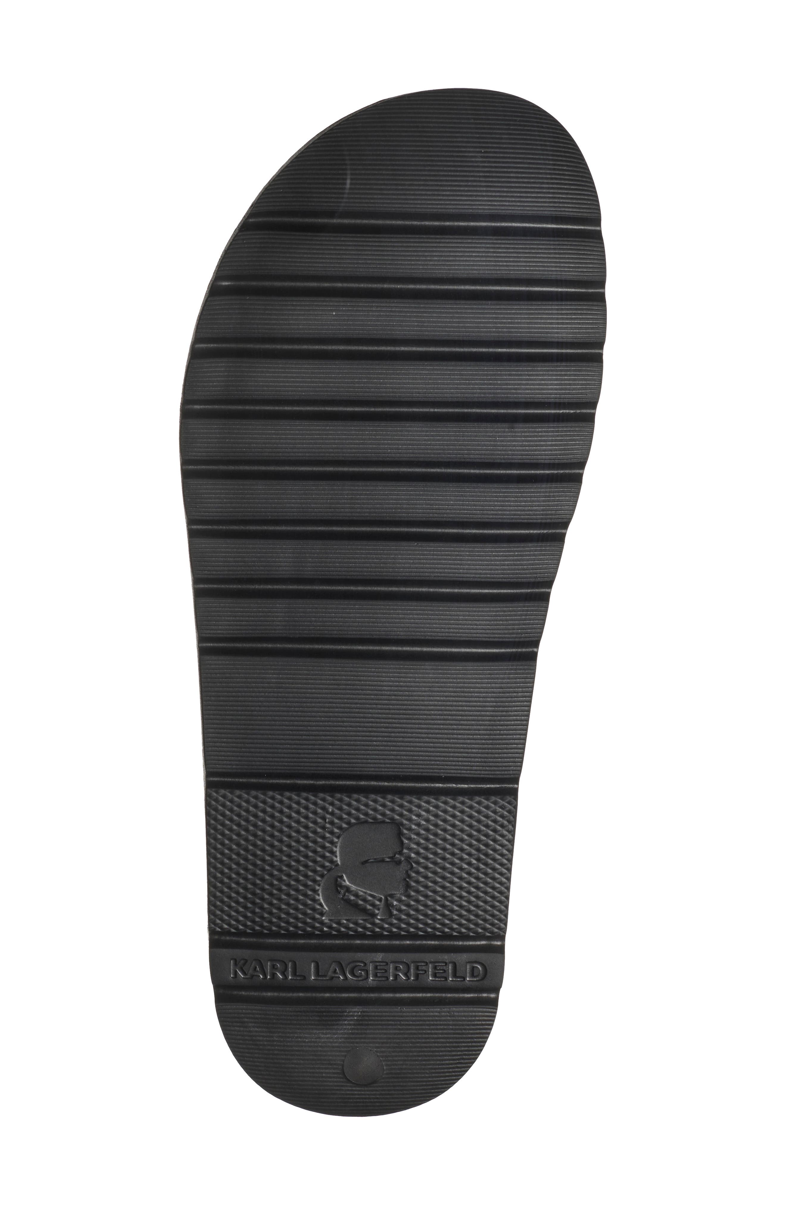 Calemir Faux Leather Slide Sandal, Alternate, color, BLACK