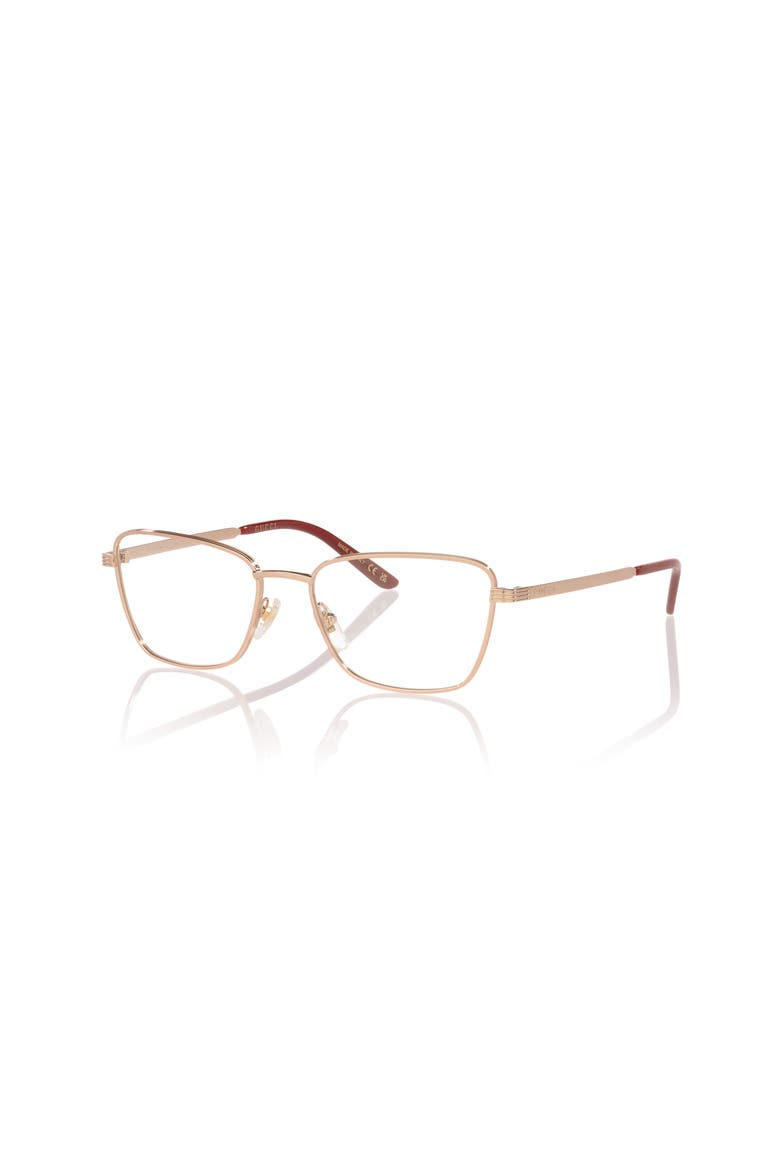 53mm Cat Eye optical glasses, Main, color, Gold