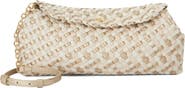 Dune London Encourage Us Woven Faux Leather Clutch