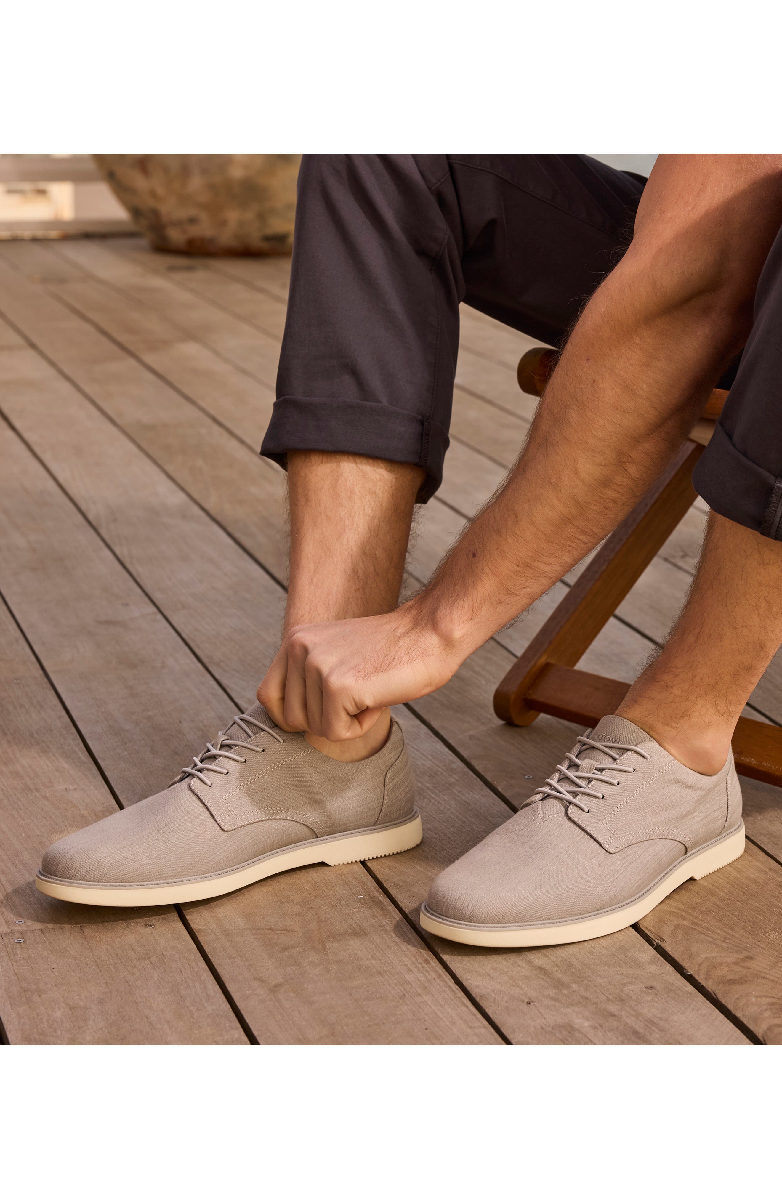 TOMS Joshua Derby, Alternate, color, Medium Grey