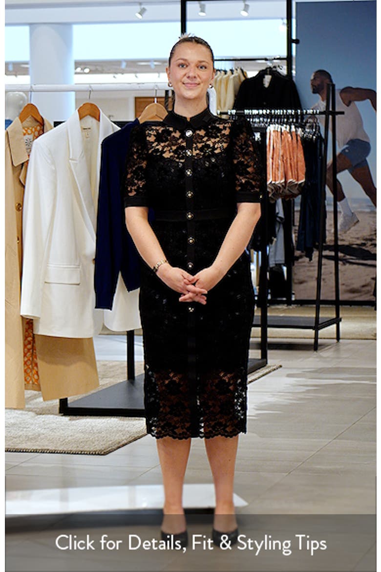 Lace Midi Shirtdress video