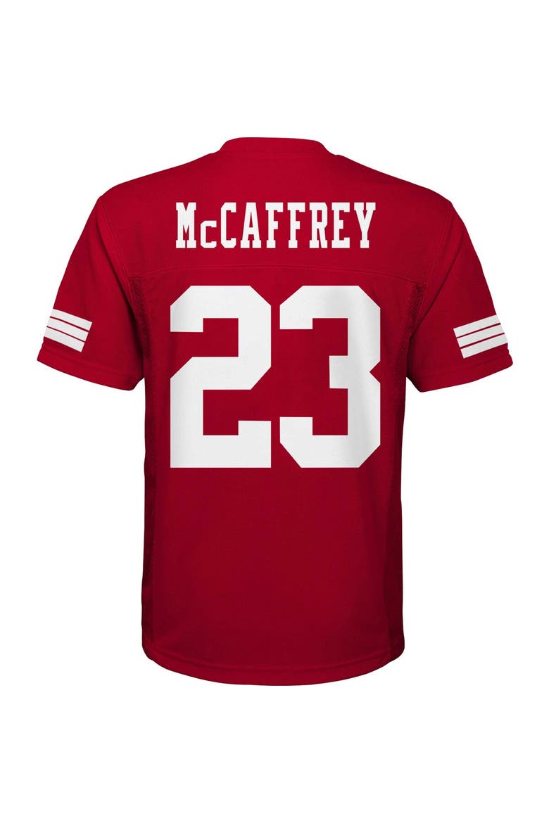 Preschool Christian McCaffrey Scarlet San Francisco 49ers Replica Player Jersey, Alternate, color, Scarlet