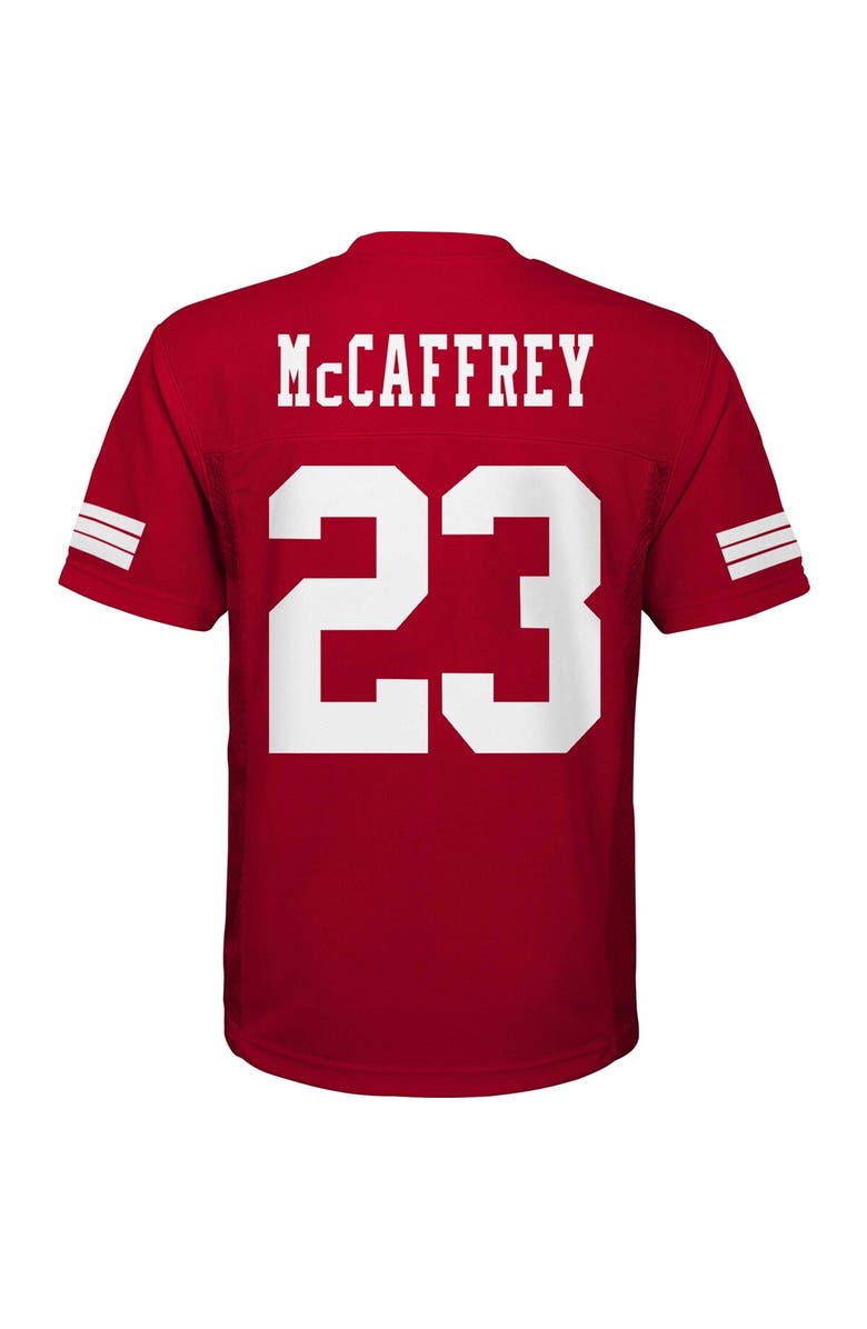 Outerstuff Preschool Christian McCaffrey Scarlet San Francisco 49ers Replica Player Jersey, Alternate, color, Scarlet