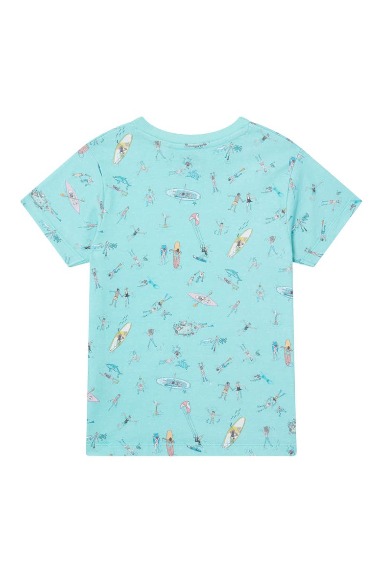 Kids' Sea Folk Print T-Shirt, Alternate, color, BLUE