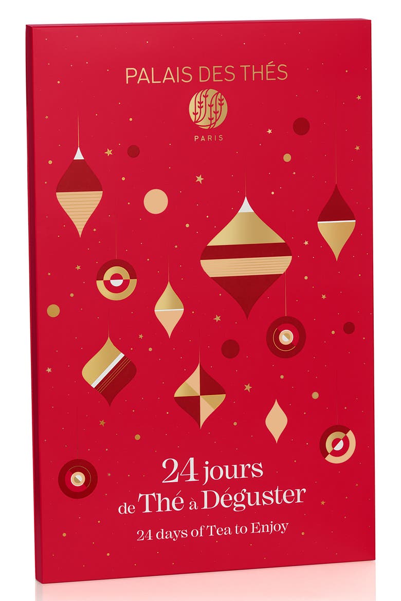 Tea Advent Calendar, Alternate, color, RED
