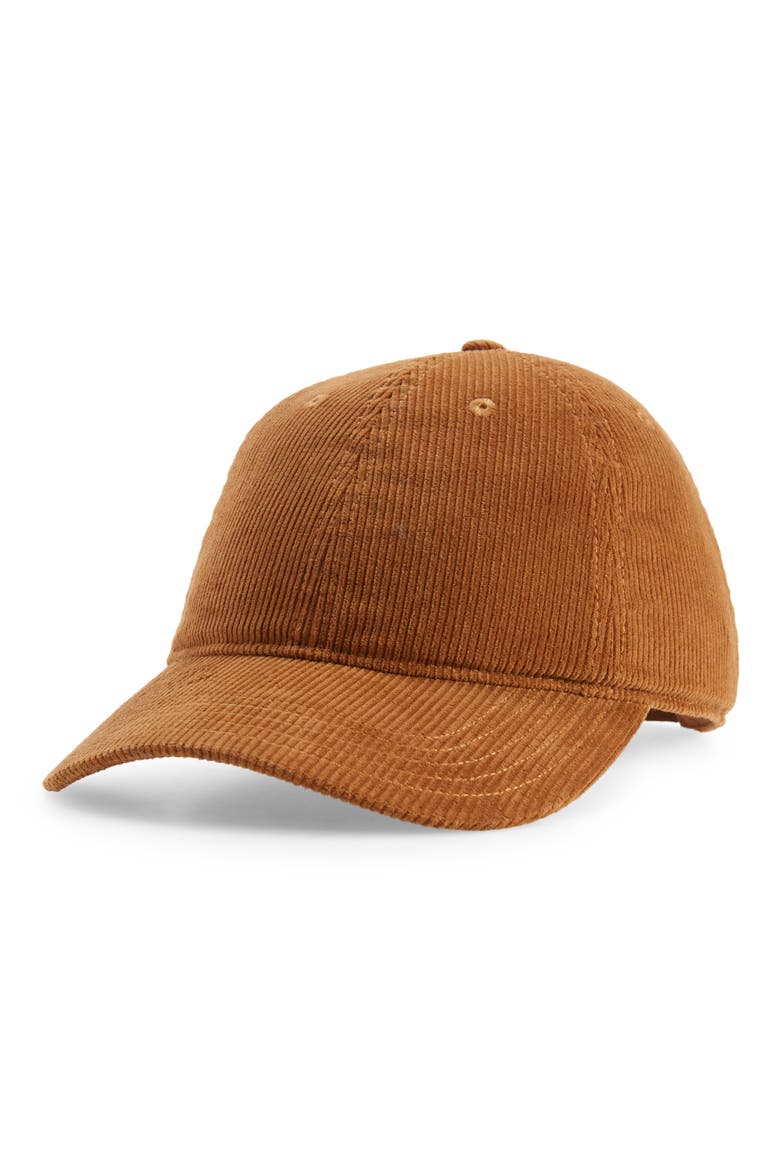Corduroy Baseball Cap, Main, color, FALLEN TIMBER