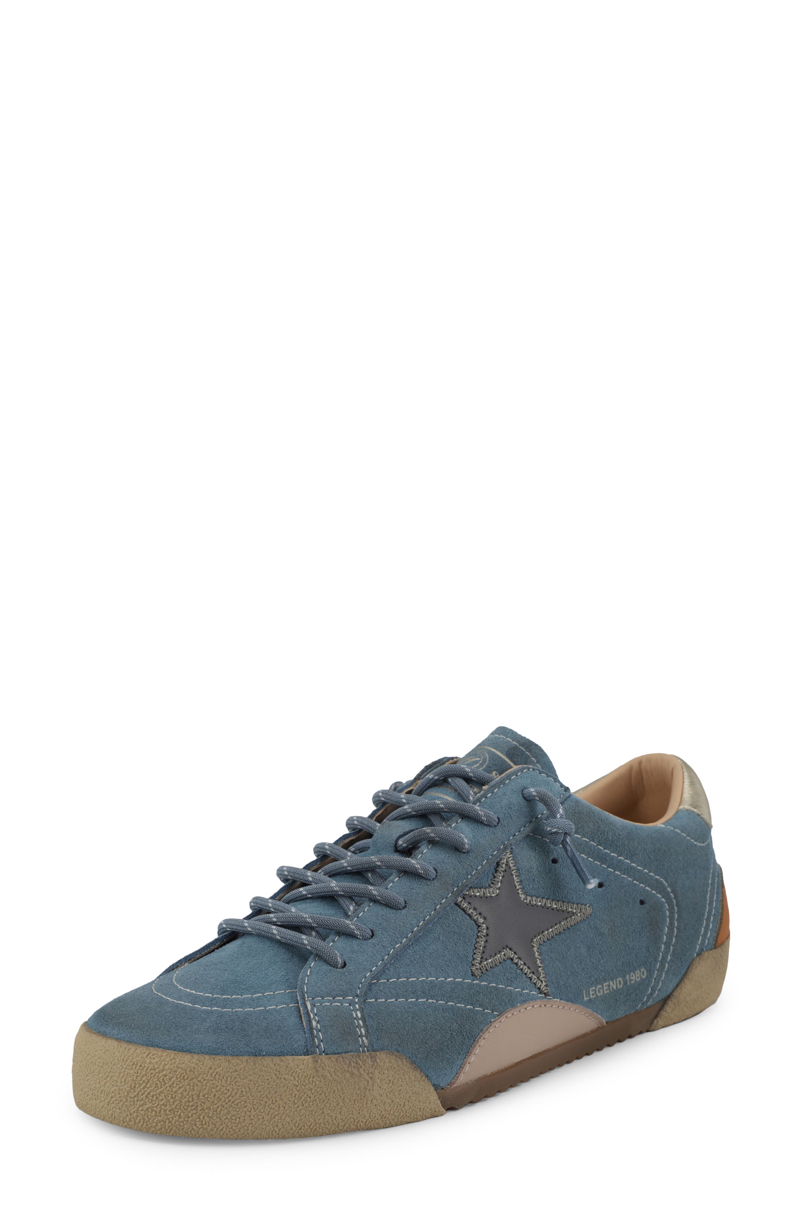 Legend Low Top Sneaker, Alternate, color, DISTRESSED BLUE