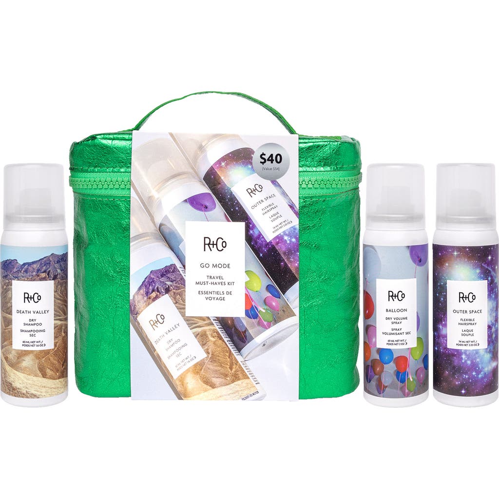 R + Co R+co Go Mode Travel Must-haves 3-piece Kit $54 Value In Multi