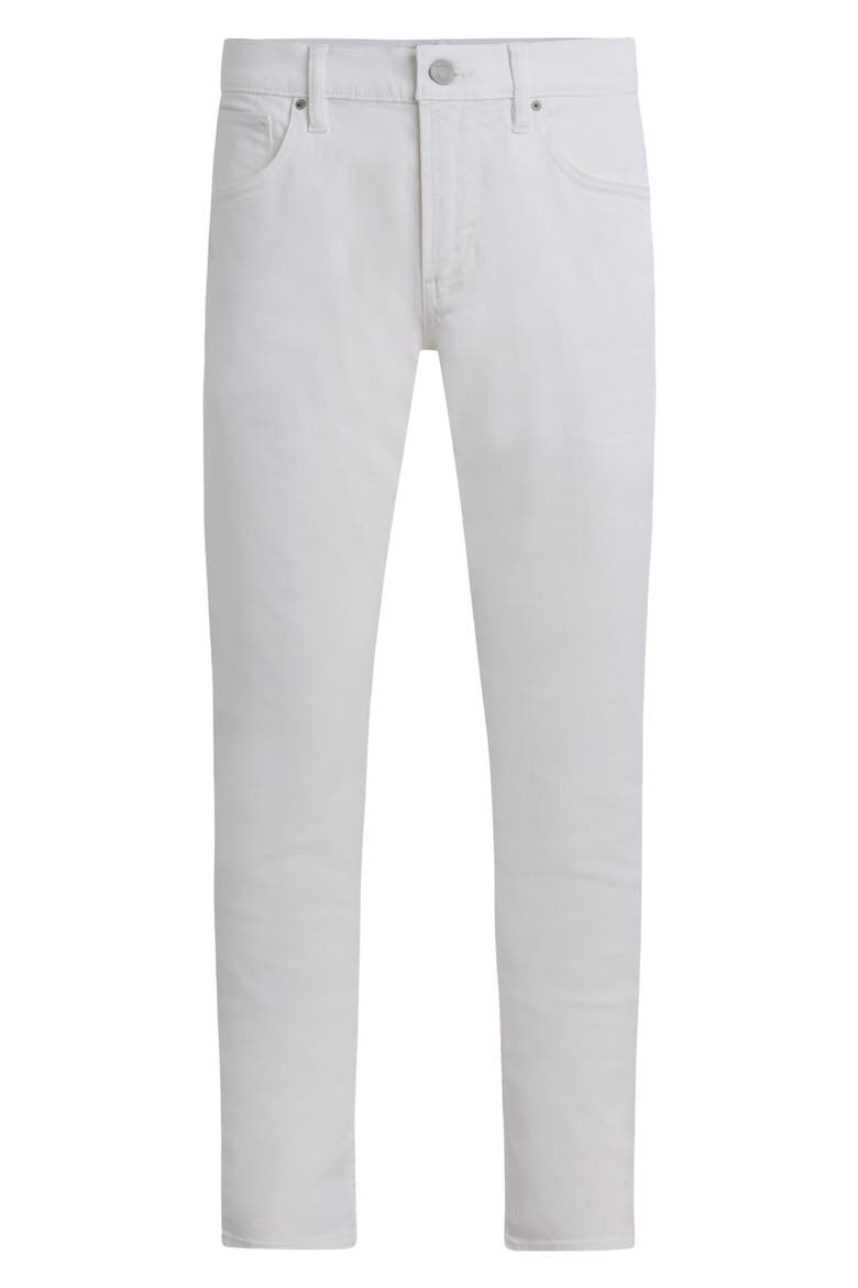 Blake Slim Straight Stretch Twill 5-Pocket Pants, Alternate, color, WHITE
