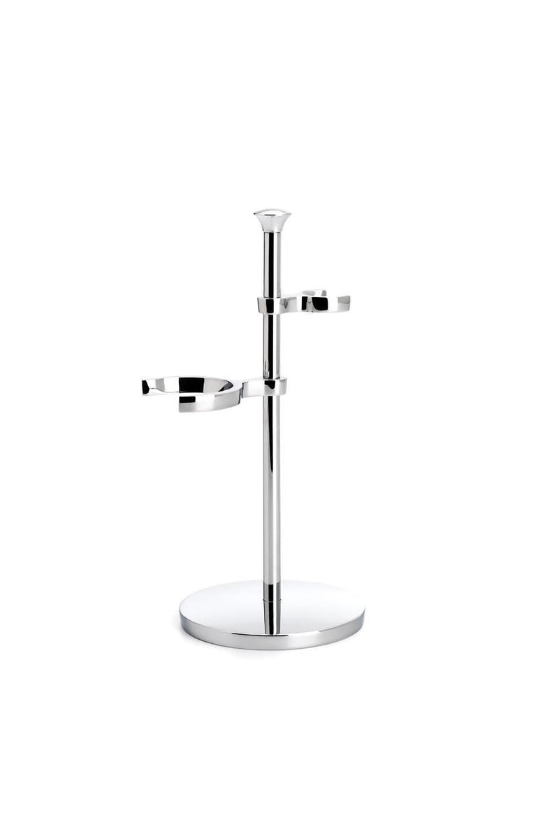 Purist Chrome Shaving Set Stand, Main, color, Chrome