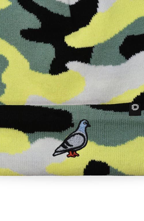 Dalix Pigeon Beanie Cap In Green
