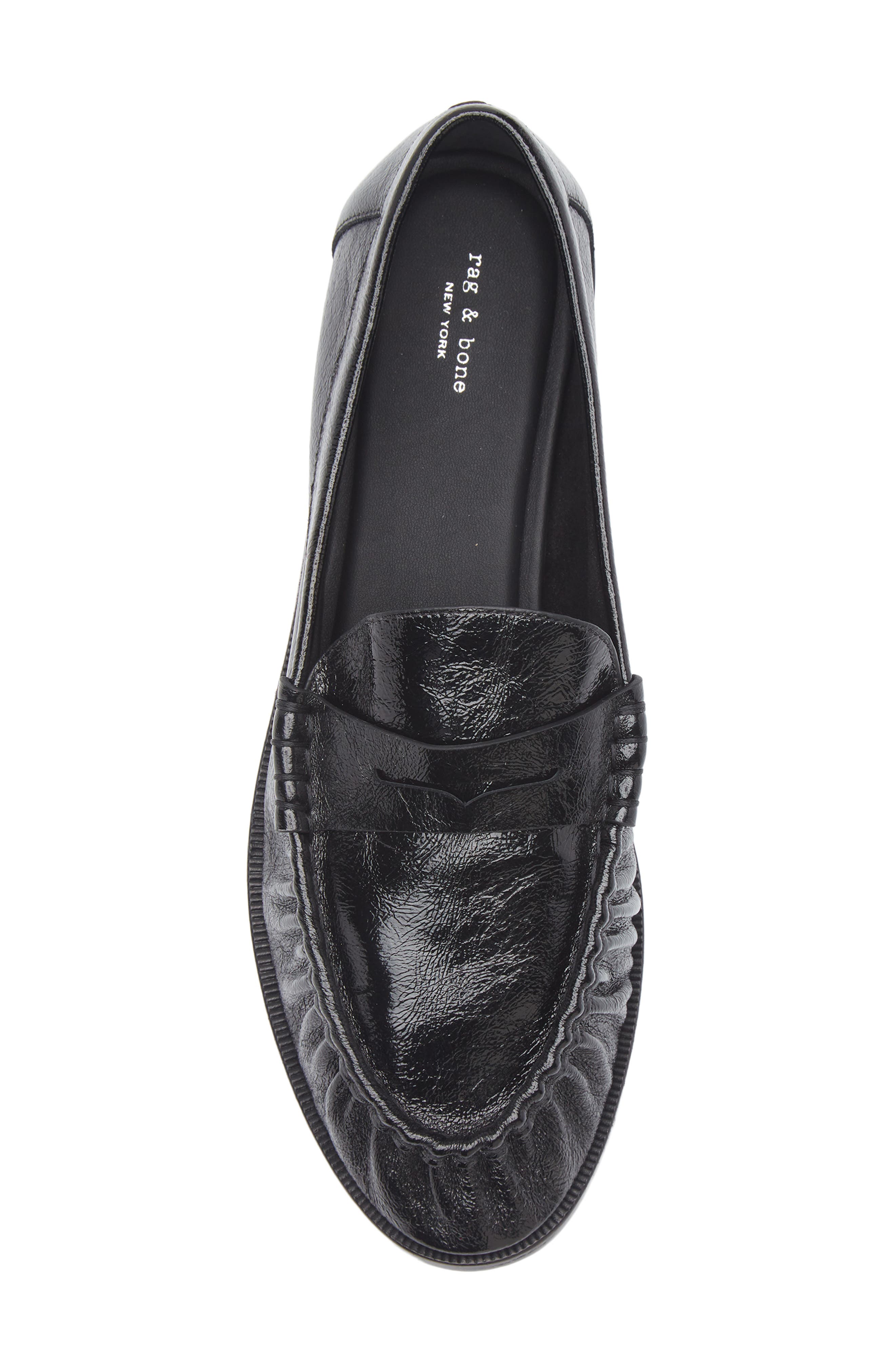 rag & bone Lexi Penny Loafer, Alternate, color, Black