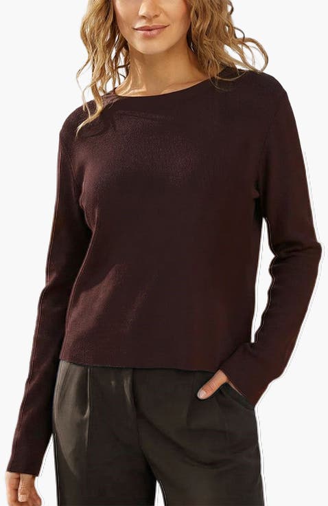 Fine Knit Basic Sweater