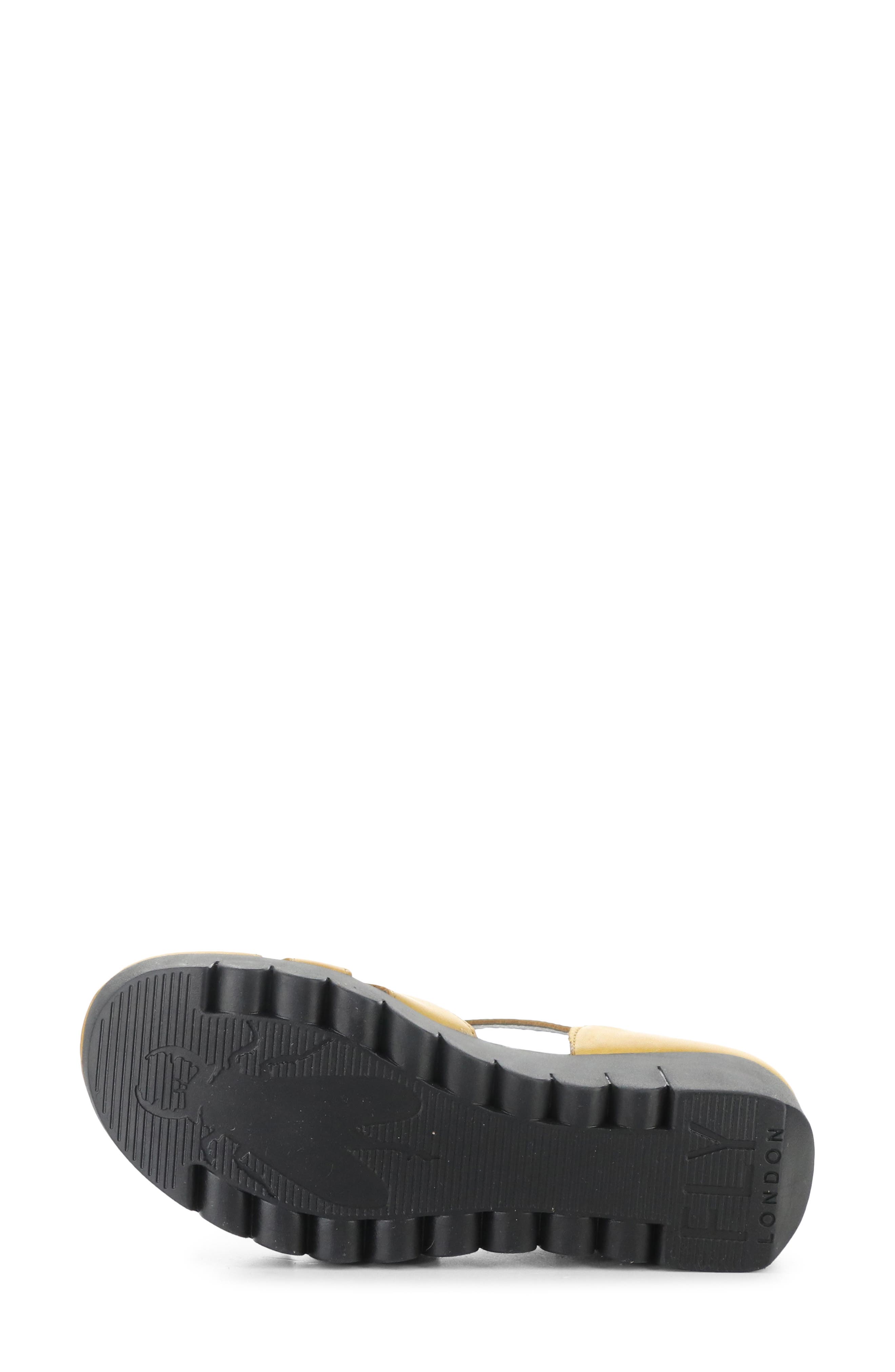 Velt Platform Wedge Fisherman Sandal, Alternate, color, MUSTARD