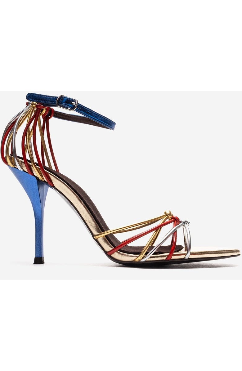 Prologue Shoes Arona Ankle Strap Stiletto Sandal, Alternate, color, Multi