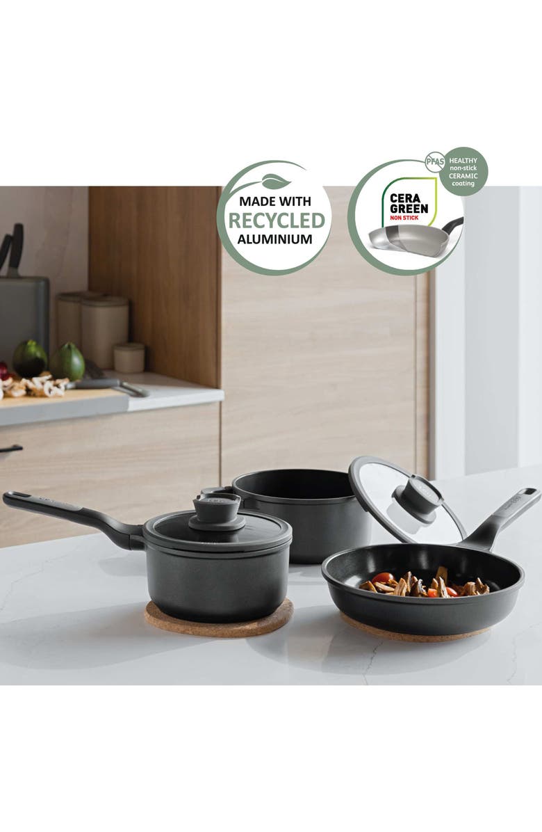 BergHOFF Leo Stone 10-Piece Cookware Set, Alternate, color, Black