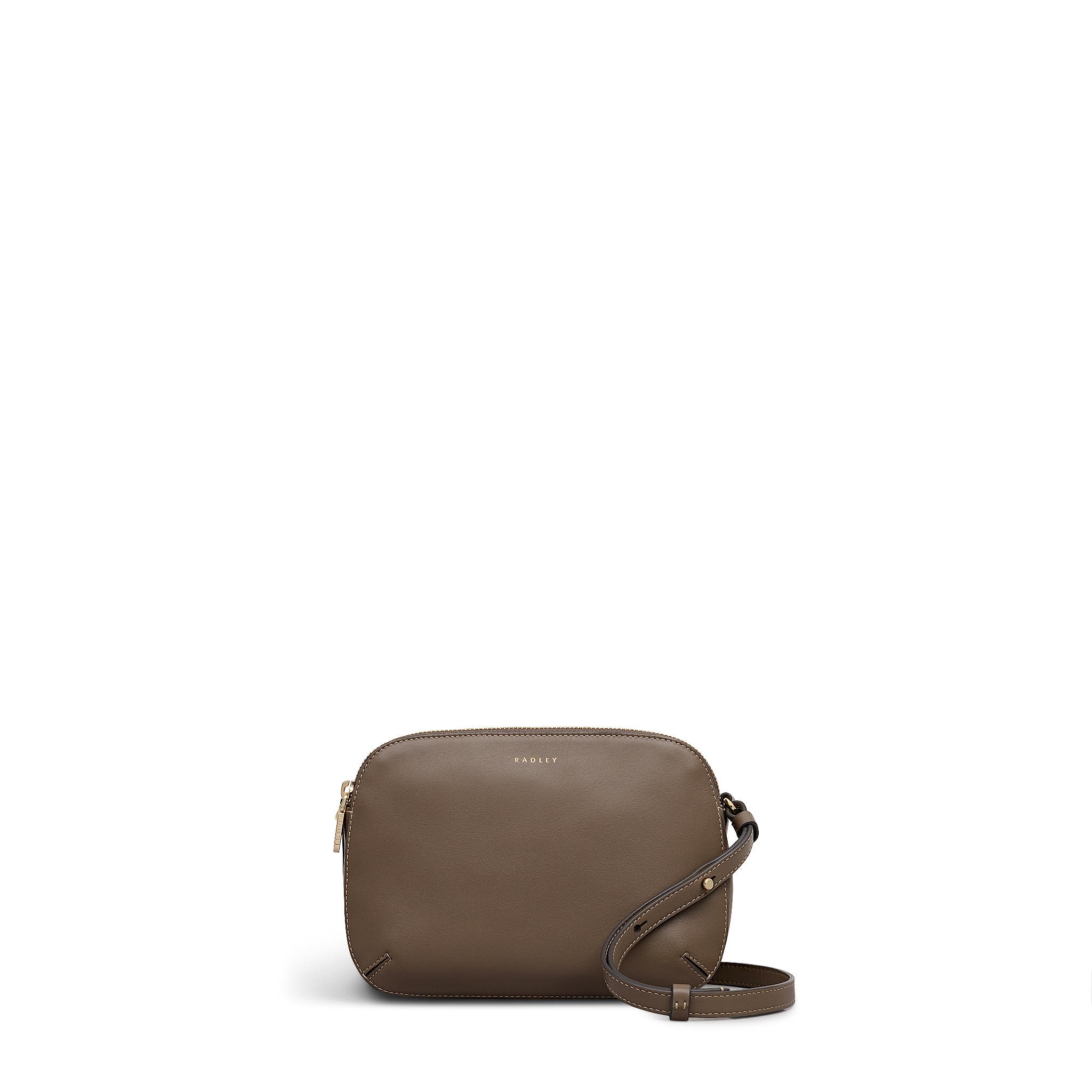 Radley Dukes Place Medium Ziptop Crossbody Bag, Main, color, Coffee