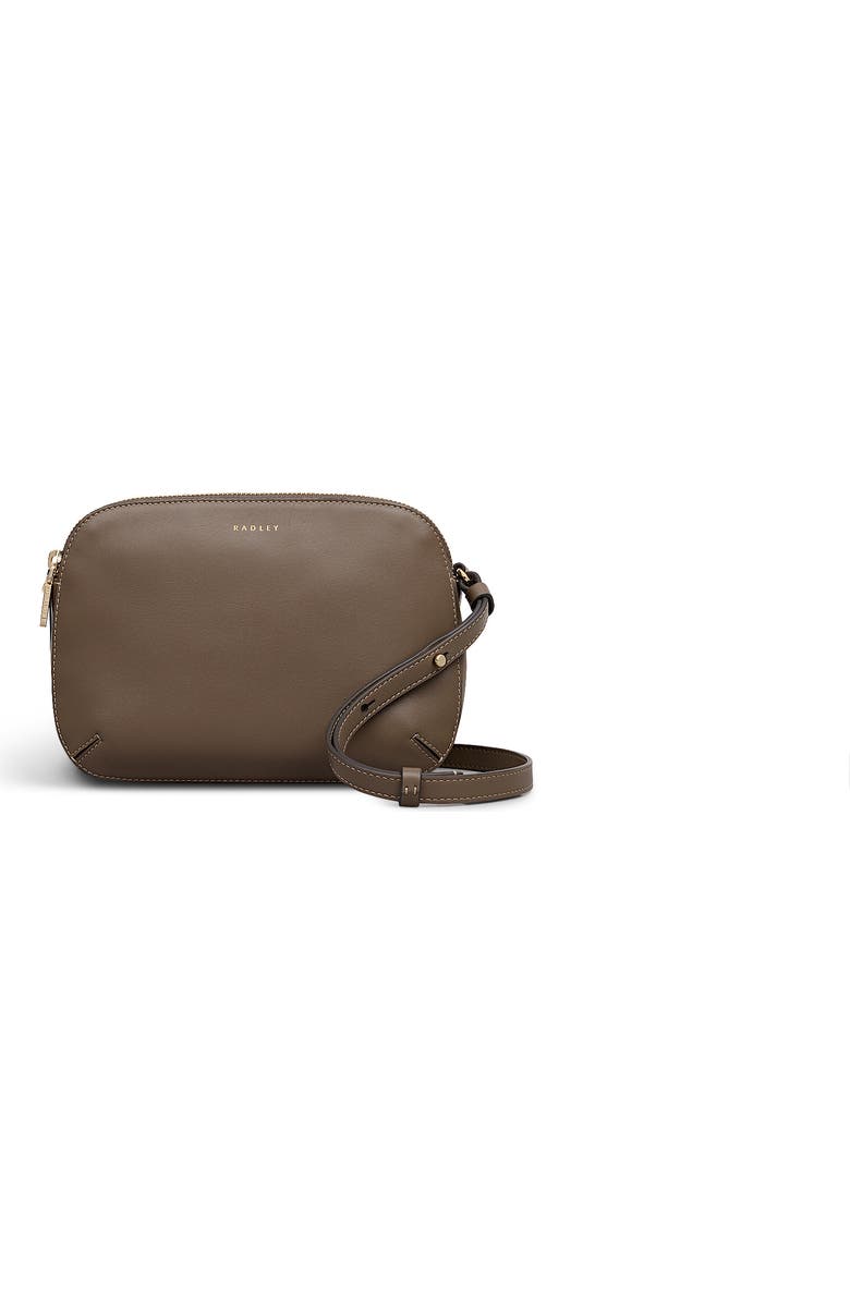 Radley Dukes Place Medium Ziptop Crossbody Bag, Main, color, Coffee