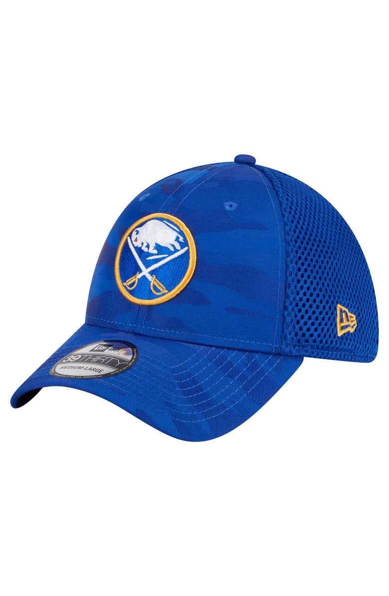 New Era Men's New Era  Royal Buffalo Sabres Active Subtle Camo 39THIRTY Flex Hat, Main, color, 