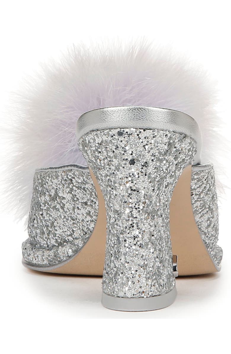 Circus NY by Sam Edelman Hadie Feather Fluff Glitter Mule, Alternate, color,
