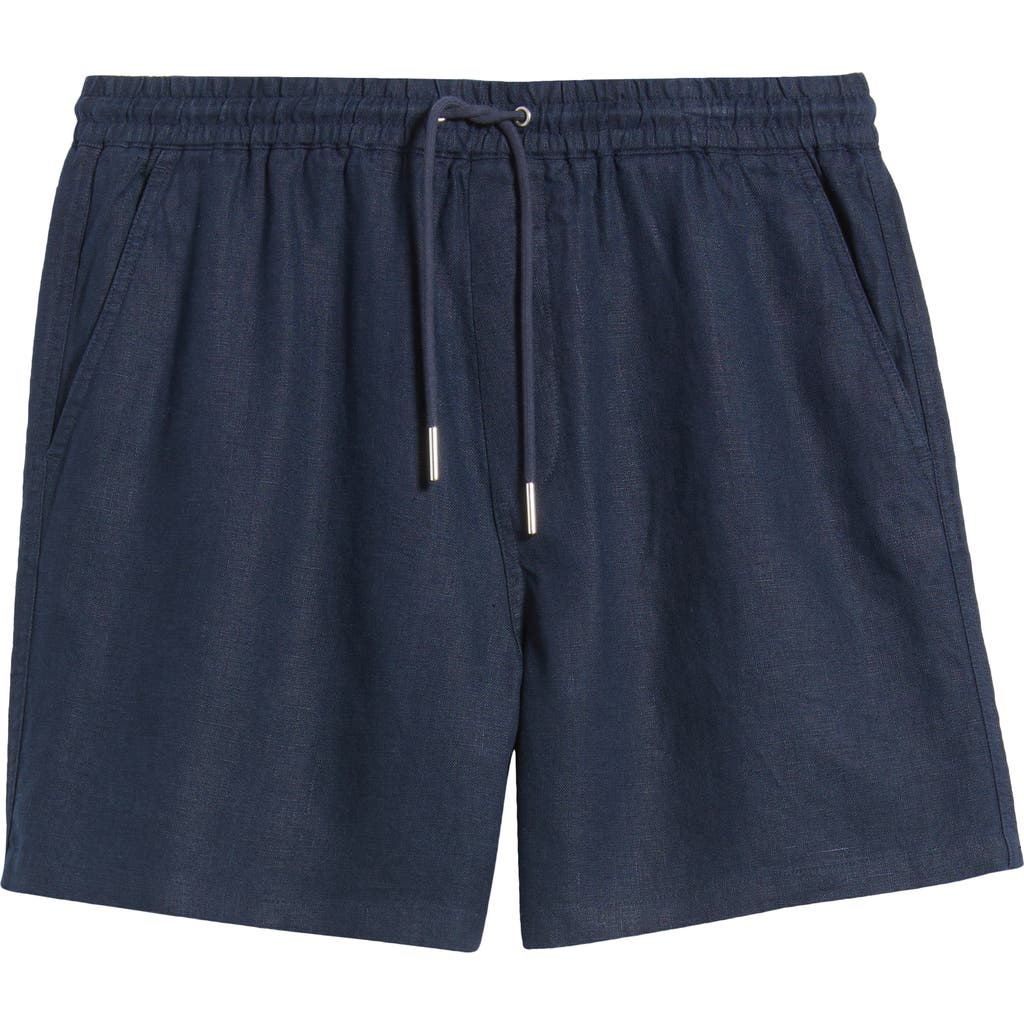 Nn07 1454 Gregor Linen Drawstring Shorts