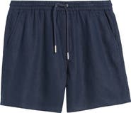 NN07 1454 Gregor Linen Drawstring Shorts