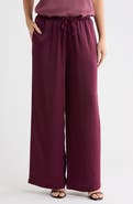 NORDSTROM RACK Textured Satin Drawstring Pants
